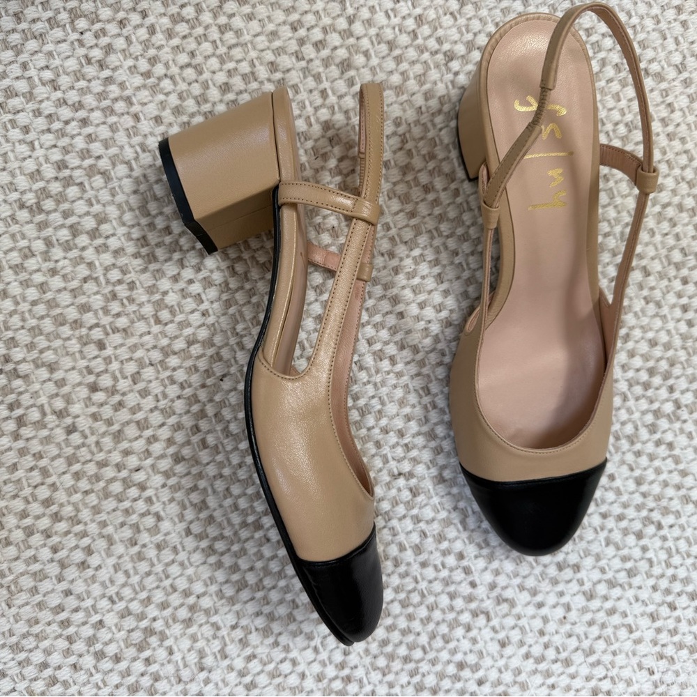 French Sole Baton Slingback